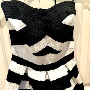 Black and White Express Dress, Size XS